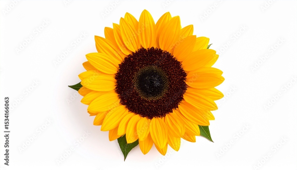 sunflower isolated on white sunflower isolated on white