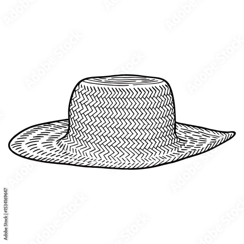 image of a hat silhouette on a white background