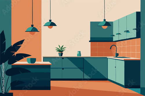 modern bathroom interior