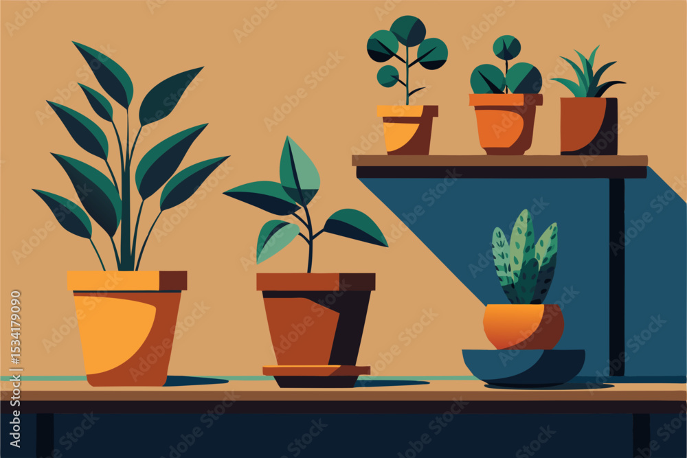 Fototapeta premium plant in a pot