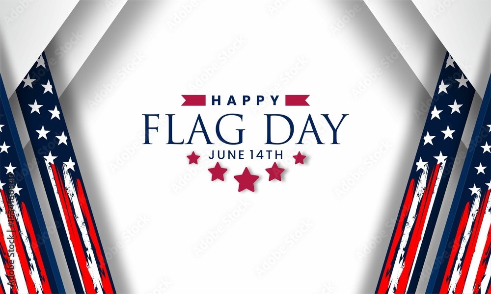 Happy flag day design concept.templates for poster, cover, banner, social media Happy flag day design concept.templates for poster, cover, banner, social media