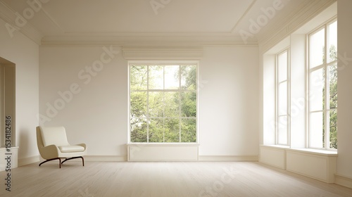 Wallpaper Mural Minimalist living space with clean-lined furniture and neutral tones, embodying modern simplicity and calm elegance.
 Torontodigital.ca