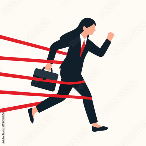 vector manager entangled in rope