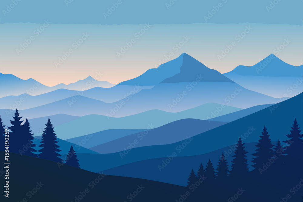 Obraz premium mountains in the mountains
