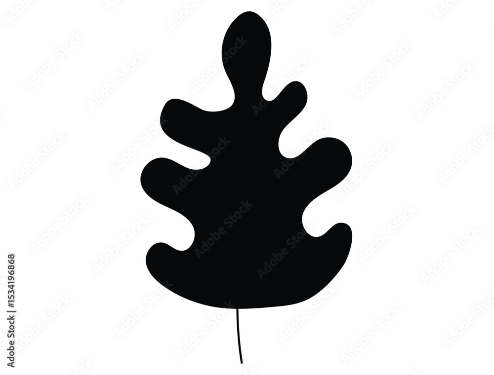 Obraz premium LEAF SILHOUETTE