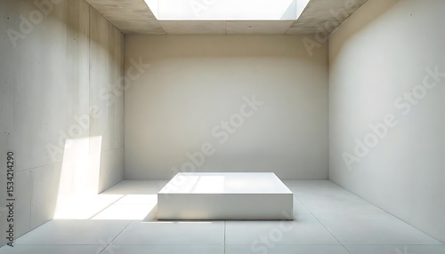Wallpaper Mural White Cube Pedestal in Minimalist Concrete Studio – Modern Display Mockup

Abstract White Pedestal Scene – Clean Concrete Background for Product Showcase

Minimal Display Mockup – White Cube on Textur Torontodigital.ca