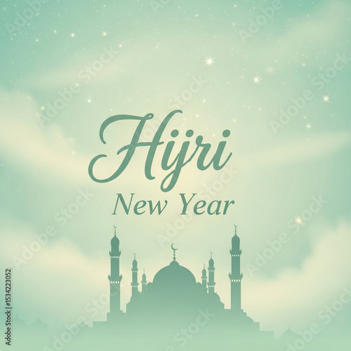 Hijri New Year: Mosque Silh...