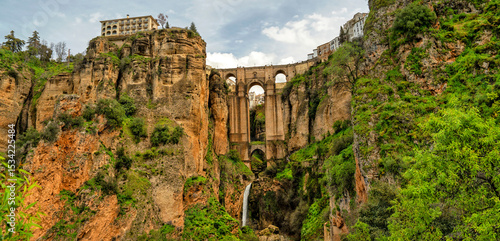 Ronda, Spain. Historic town of Andalusia. Travel and tourism beautiful cities of Spain	