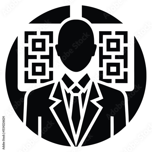 banker element isolated qr payment code on white background