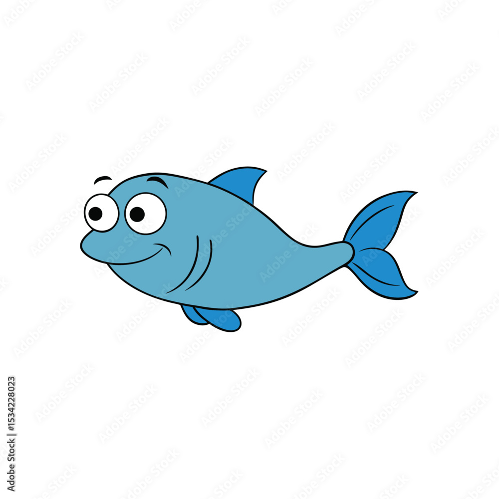 Obraz premium cartoon fish cartoon