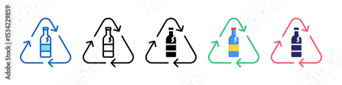 Glass Recycling Icon