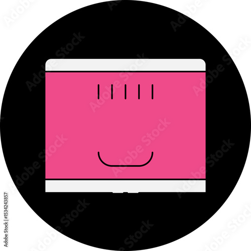 Drawers single icon vector illustration