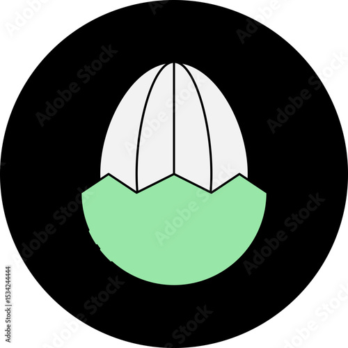 Orange squeezer single icon vector illustration