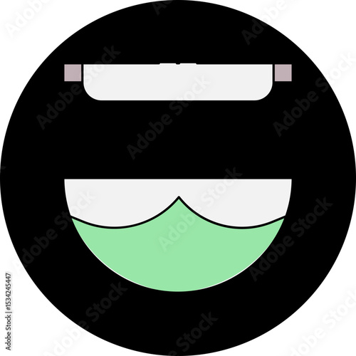 Water single icon vector illustration