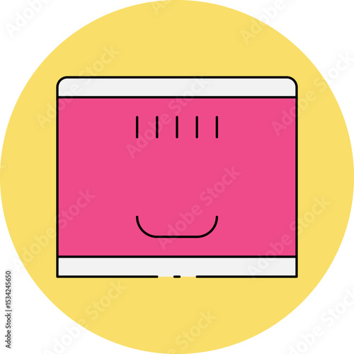 Drawers single icon vector illustration