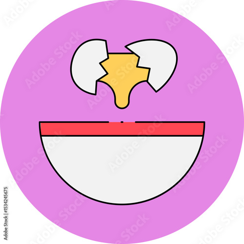 Egg single icon vector illustration