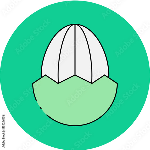 Orange squeezer single icon vector illustration