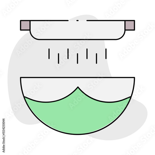 Water single icon vector illustration