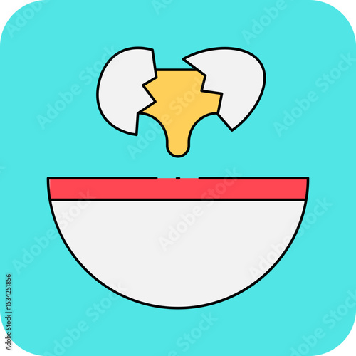 Egg single icon vector illustration