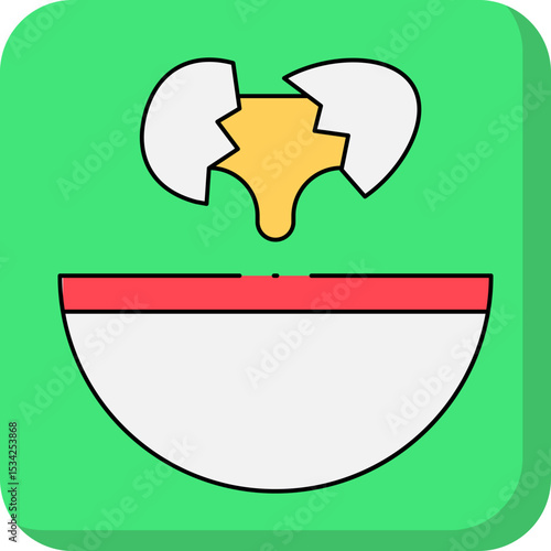 Egg single icon vector illustration