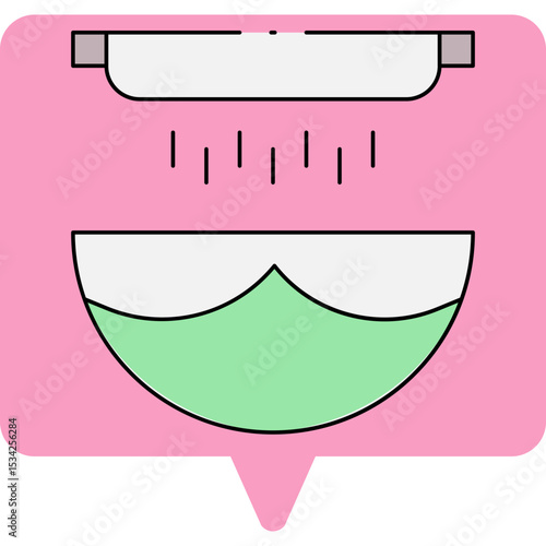 Water single icon vector illustration