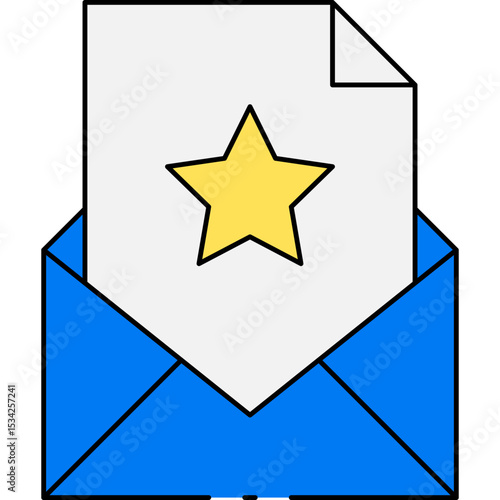Email single icon vector illustration