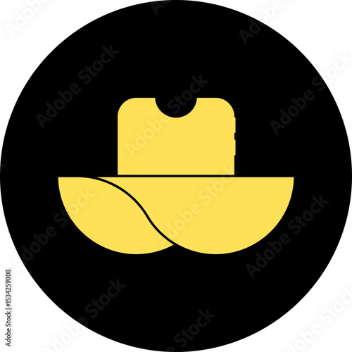 Hat single icon vector illustration