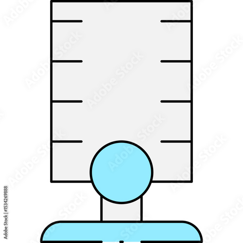 Mic single icon vector illustration