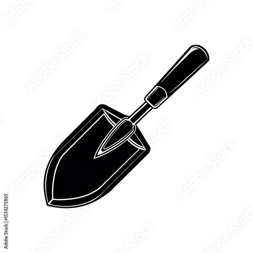 Garden Equipment Black Silhouettes  Farming Tools and Yard Work Icons Design