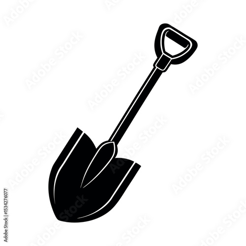 Garden Equipment Black Silhouettes  Farming Tools and Yard Work Icons Design