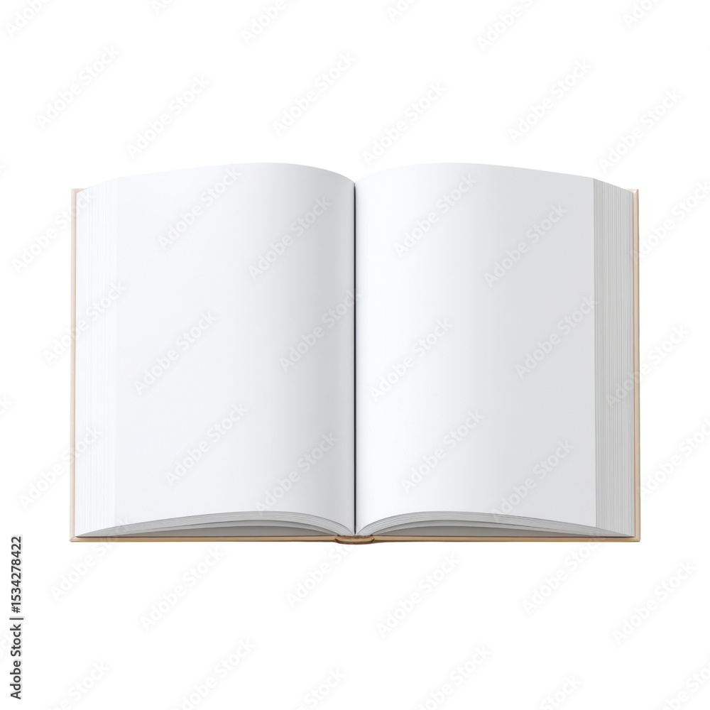 Open Blank Book Mockup for Creative Design, Publishing, and Educational Projects with Minimalist Layout Transparent background or png Open Blank Book Mockup for Creative Design, Publishing, and Educational Projects with Minimalist Layout Transparent background or png