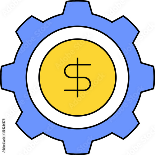 Setting single icon vector illustration