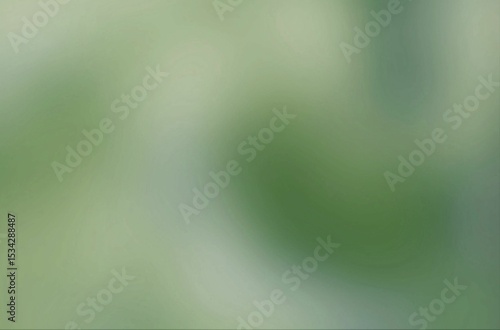 Abstract defocused light green background. Background of the rear view.