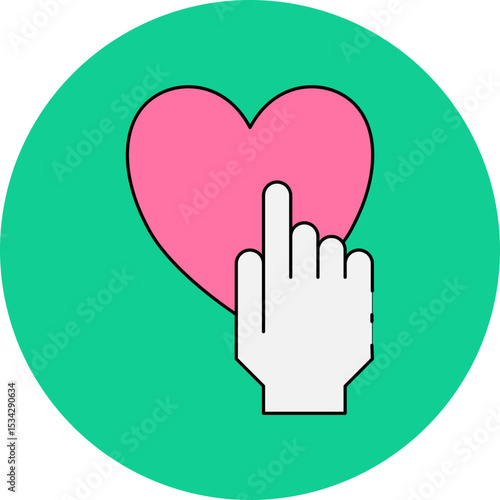 Love single icon vector illustration