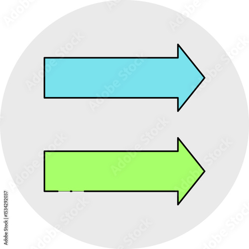 Direction single icon vector illustration