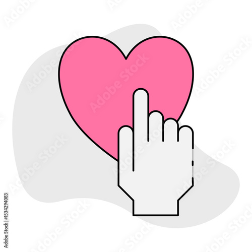 Love single icon vector illustration