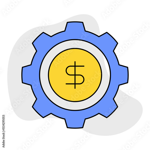 Setting single icon vector illustration