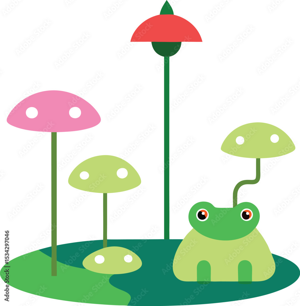 set of mushroom set of mushroom