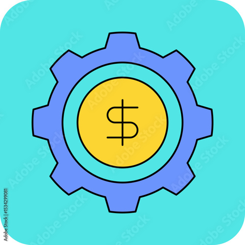 Setting single icon vector illustration