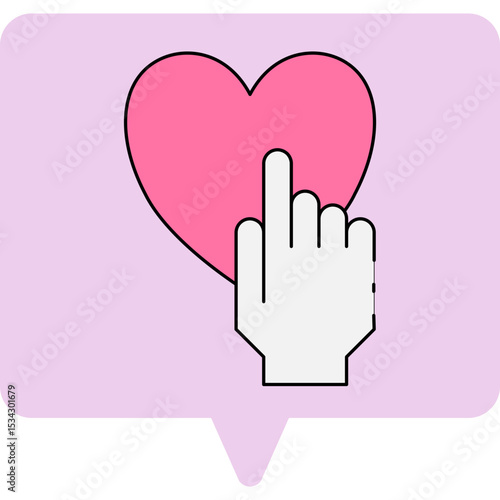 Love single icon vector illustration