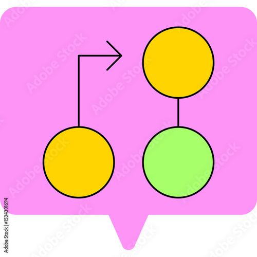 Network single icon vector illustration