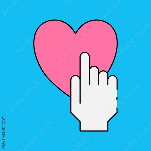 Love single icon vector illustration