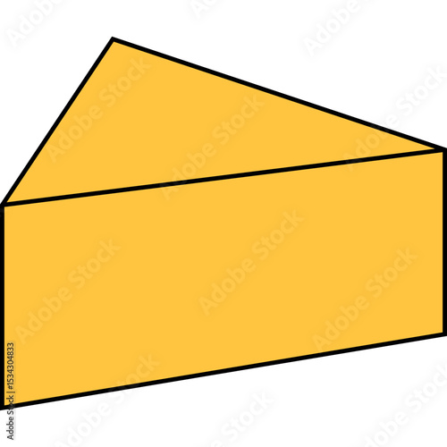 Cheese single icon vector illustration