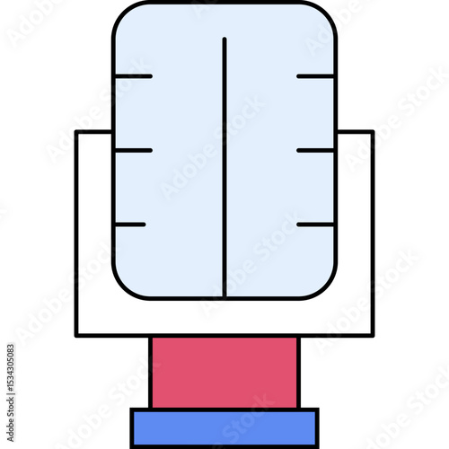 Microphone single icon vector illustration