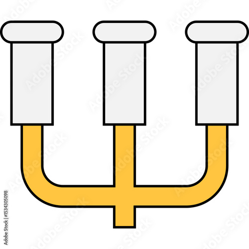 Milk extractor single icon vector illustration