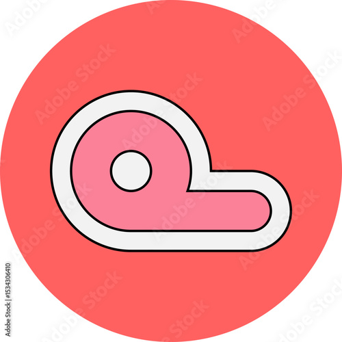 Mutton single icon vector illustration