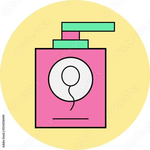 Perfume single icon vector illustration