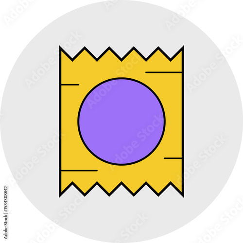 Condom single icon vector illustration