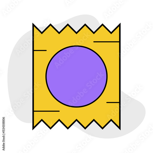 Condom single icon vector illustration
