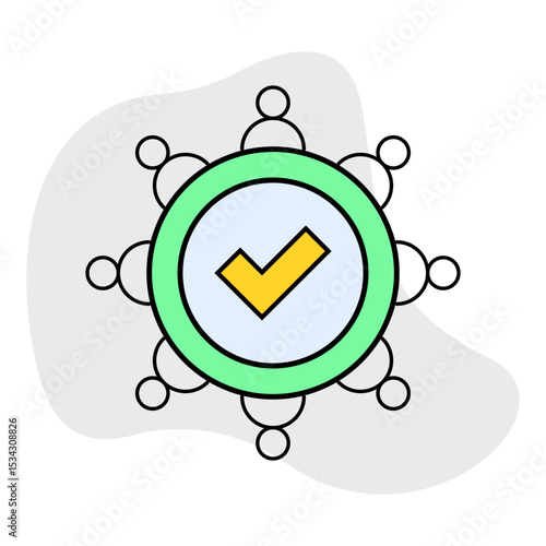 Connections single icon vector illustration